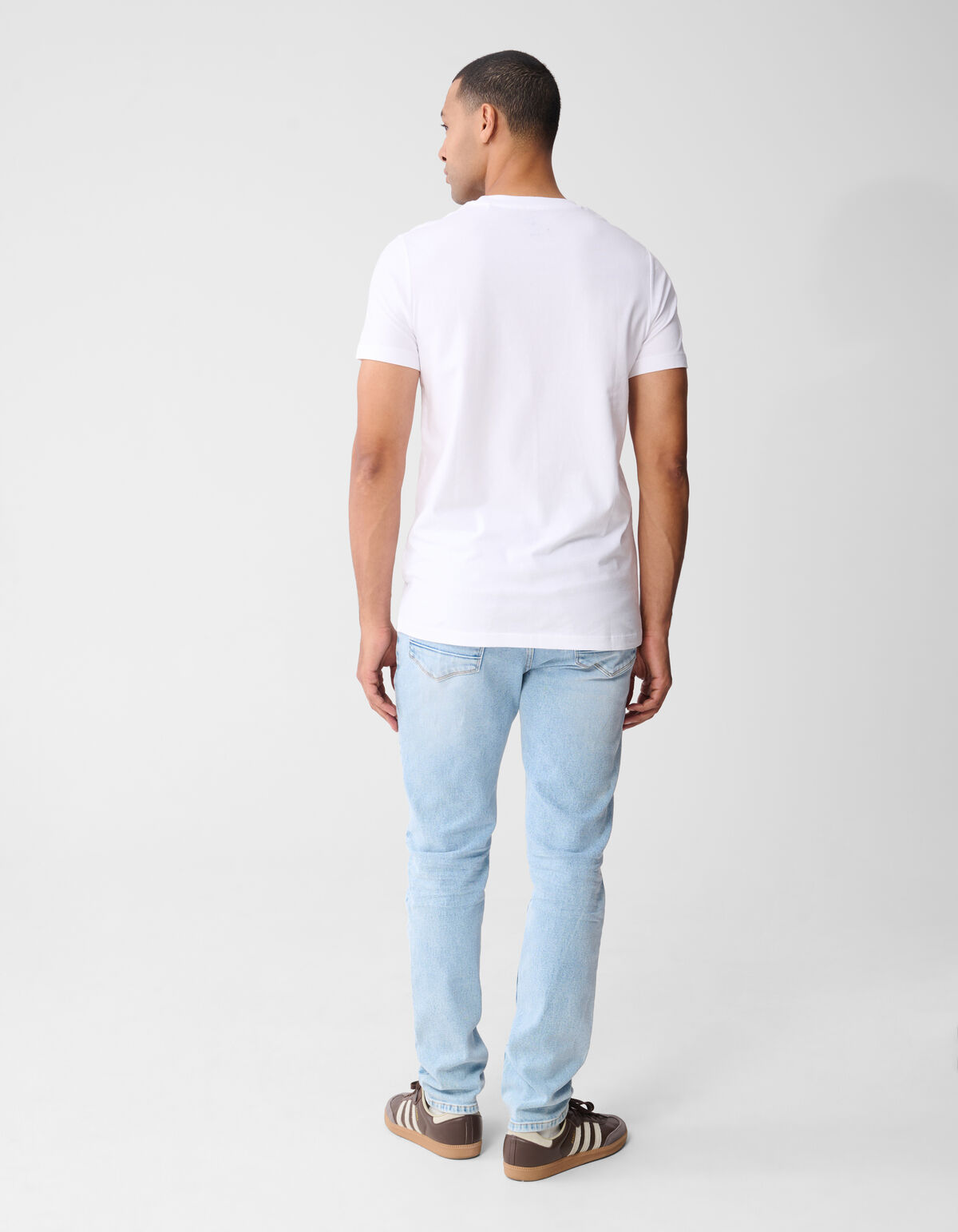 Basis T-shirt Wit