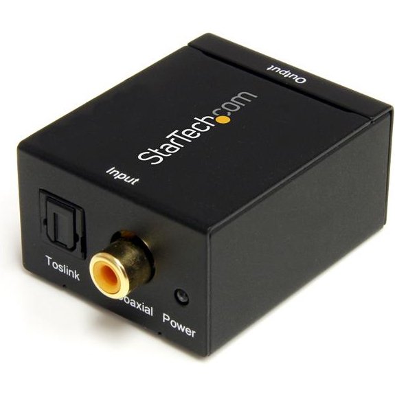 StarTech.com Convertisseur audio coaxial numérique ou Toslink optique SPDIF vers RCA stéréo