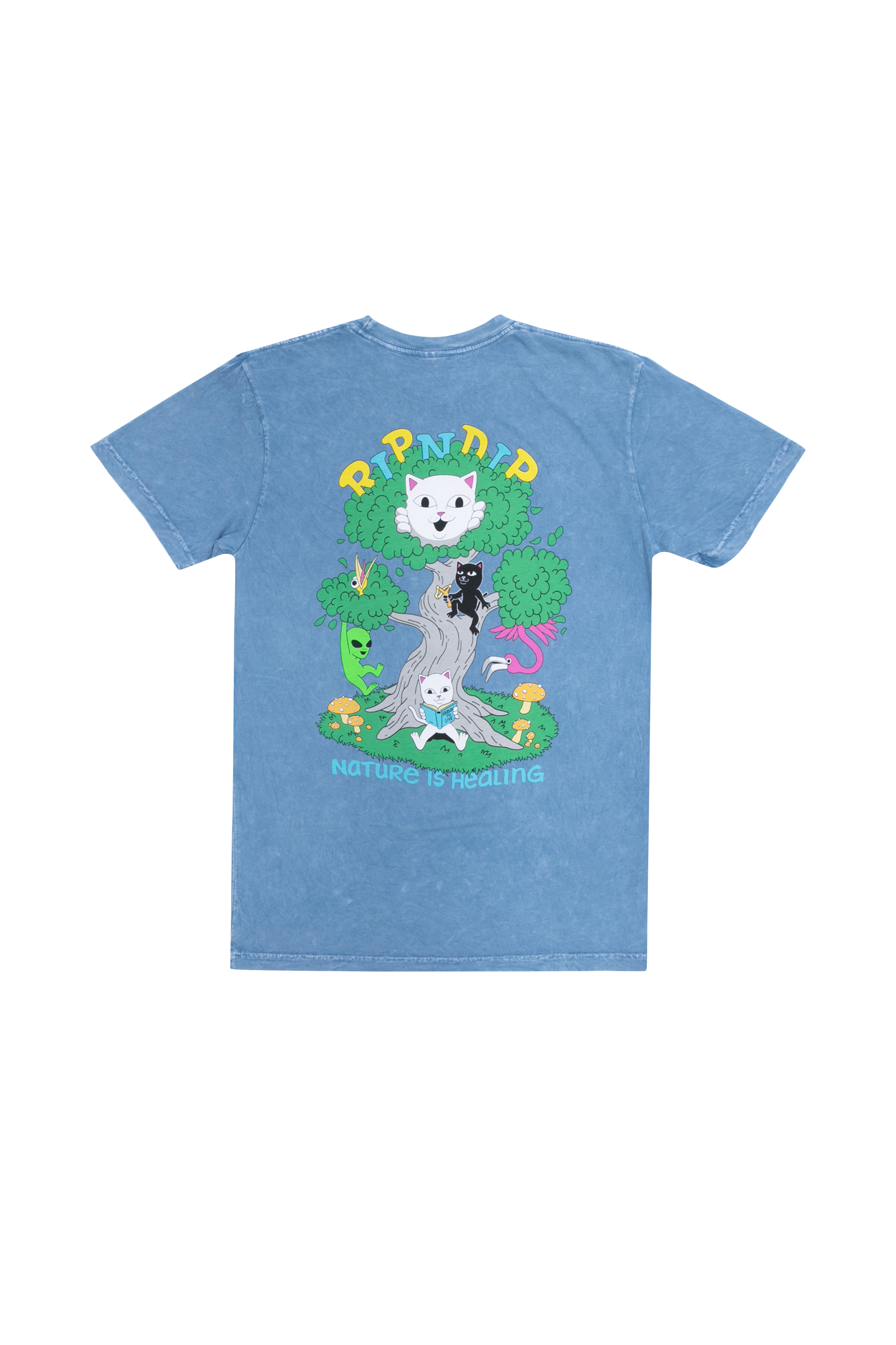 RIPNDIP T-shirt ADVENTURE CLUB Bleu