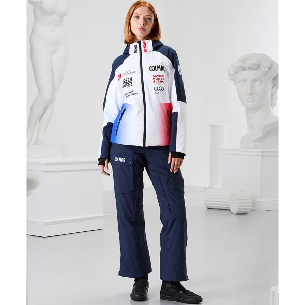 Veste de ski COLMAR LADIES INSULATED JACKET REPLICA WHITE/BLUE BLACK/ABYSS