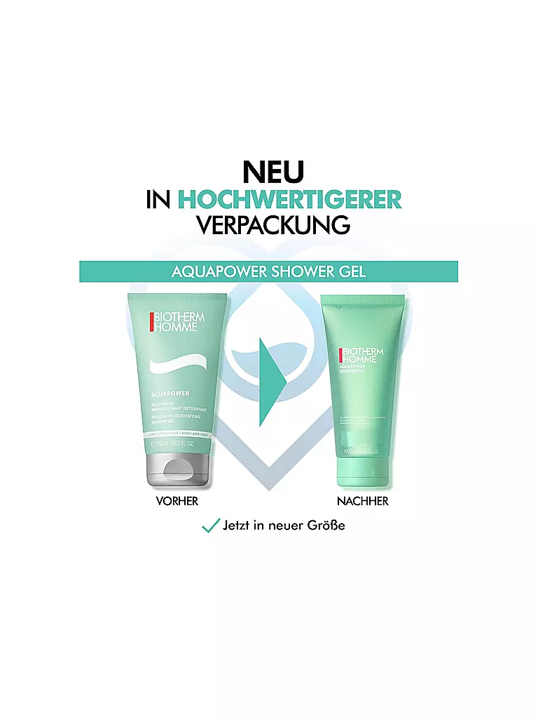 BIOTHERM Homme Aquapower Shower Gel 200ml keine Farbe