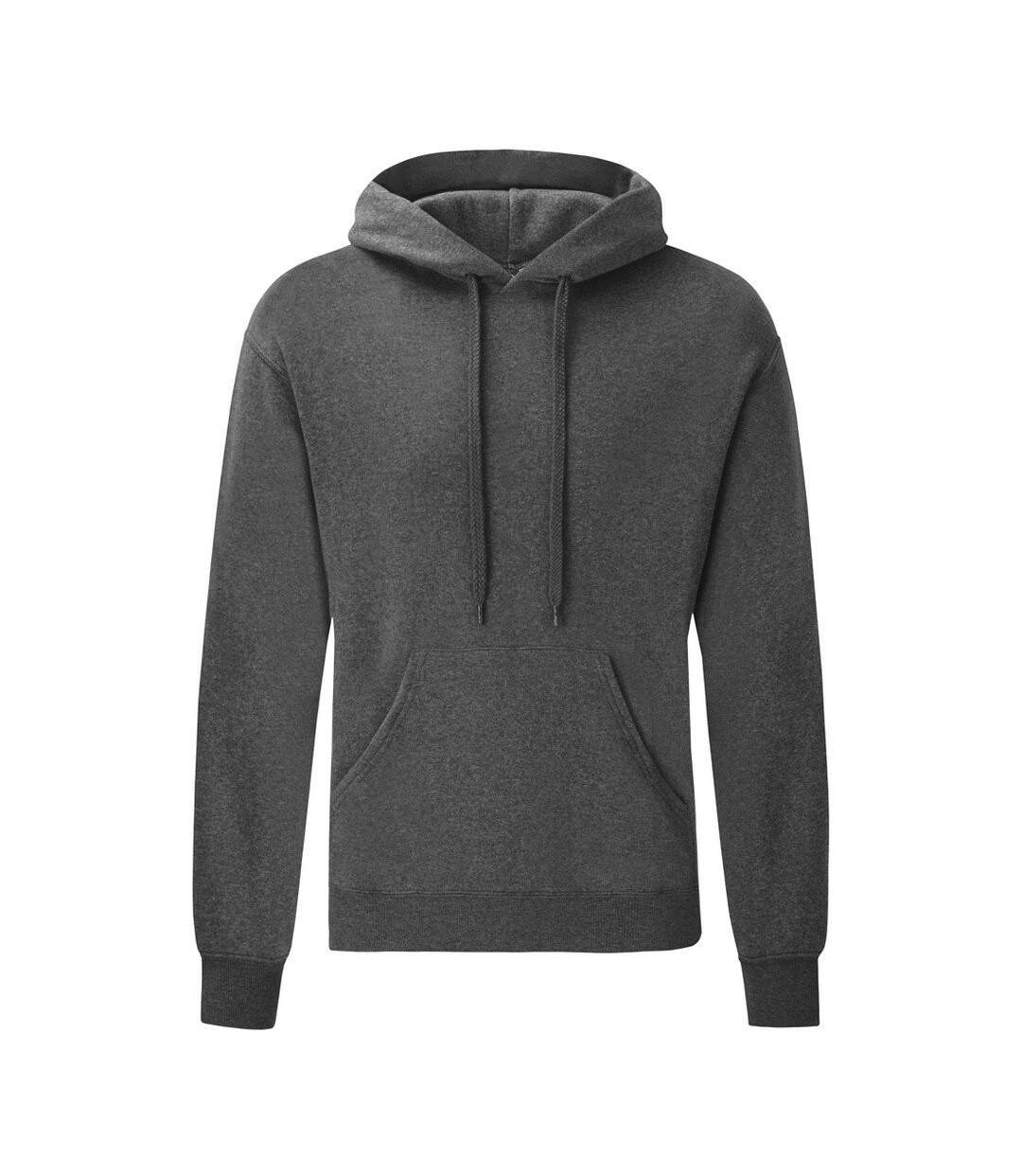 Fruit Of The Loom - Sweat à capuche - Homme (Gris foncé chiné) - UTBC366