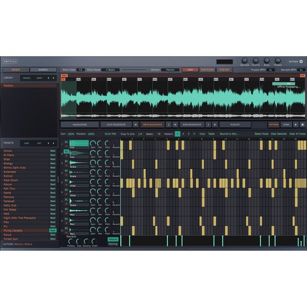 Initial Audio Slice