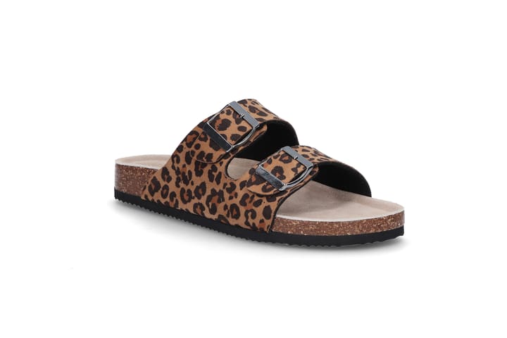 Fotseng sandal med leopard print