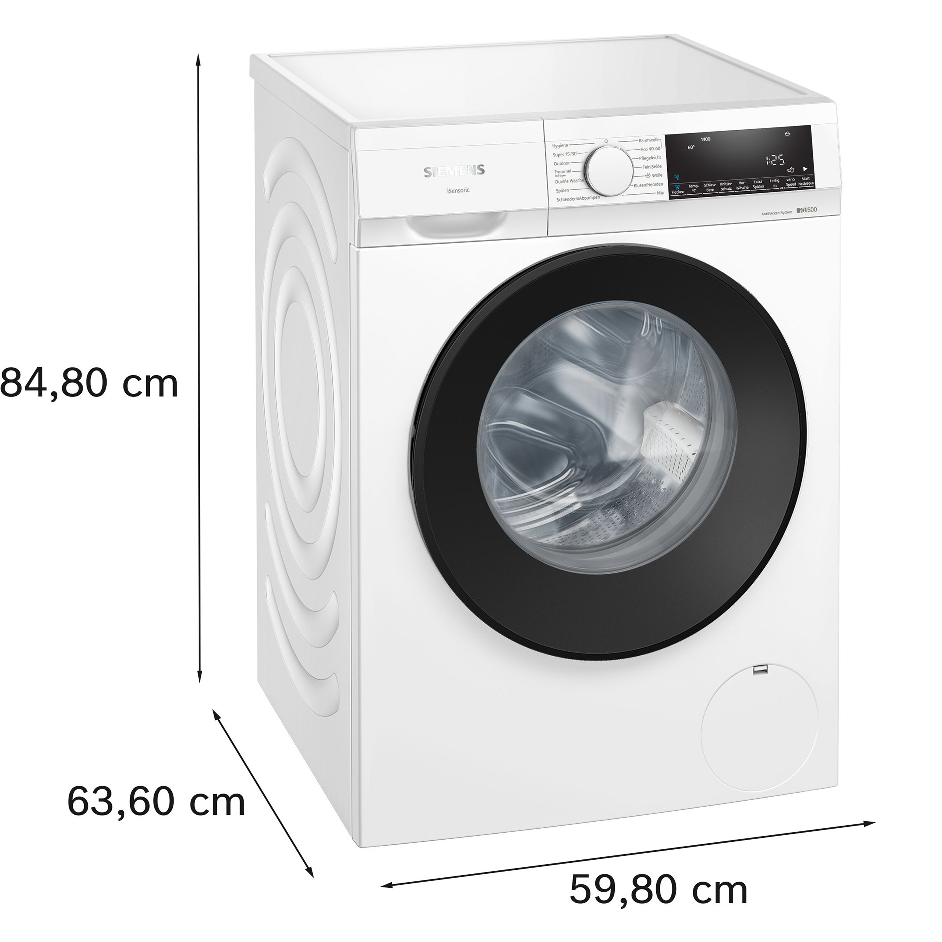 SIEMENS Waschmaschine WG34G2070 - 8 kg - 1400U/min - B