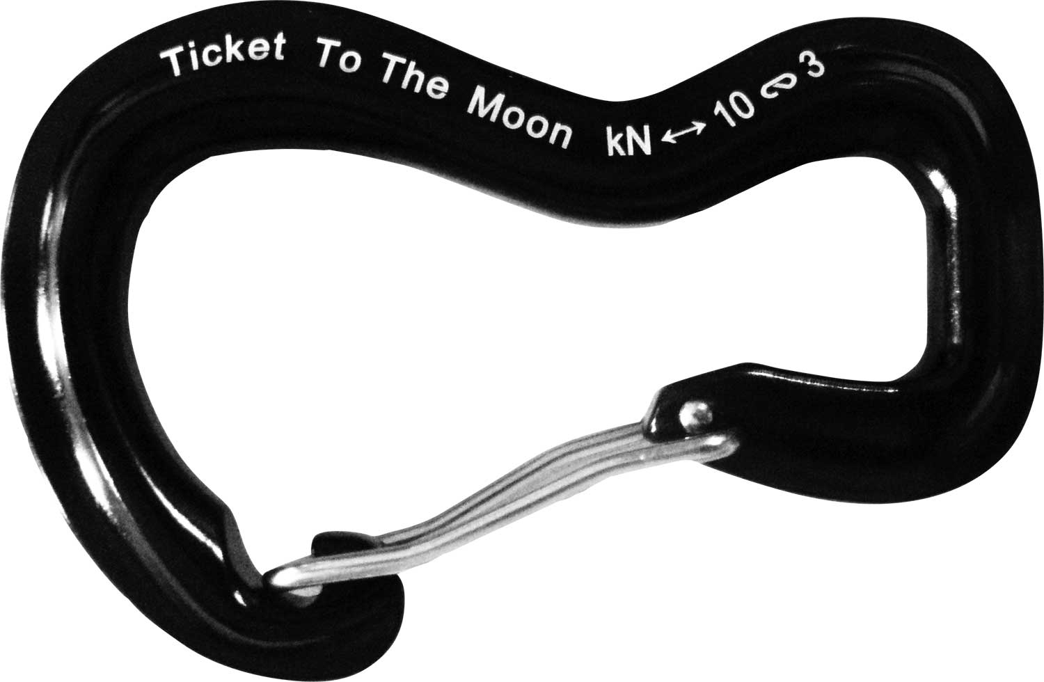 Ticket to the Moon Aluminium 10kN Aluminium Karabiner 2 Stück