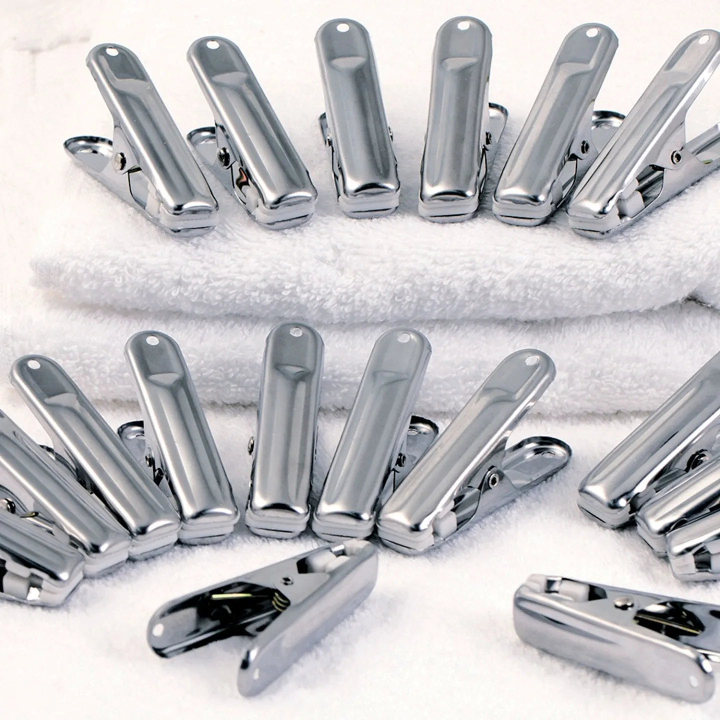 40 pinces à linge inox, pinces incassables, inusables, ne rouillent pas