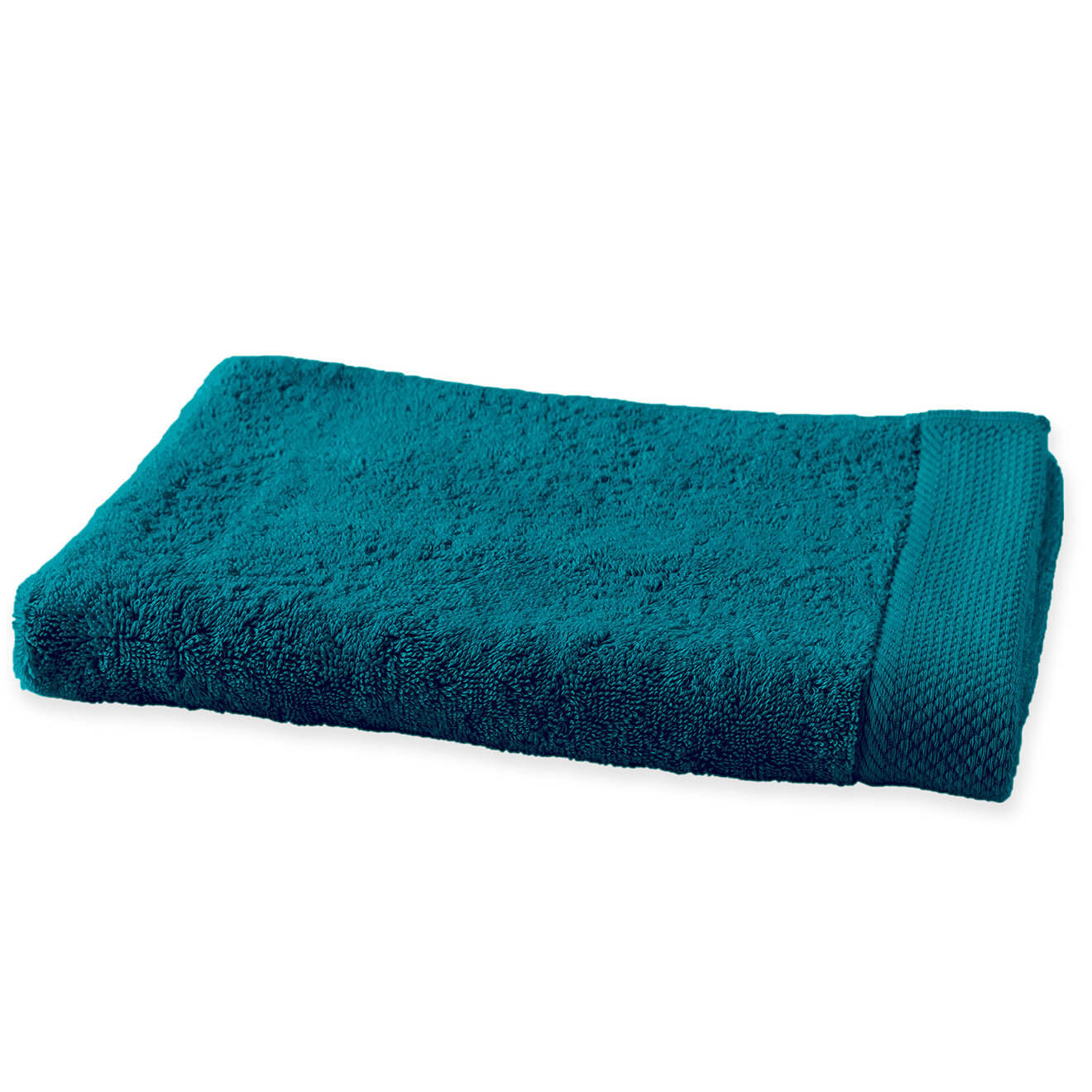 Soft by Perle de Coton Serviette de toilette pétrole - 50x100 cm