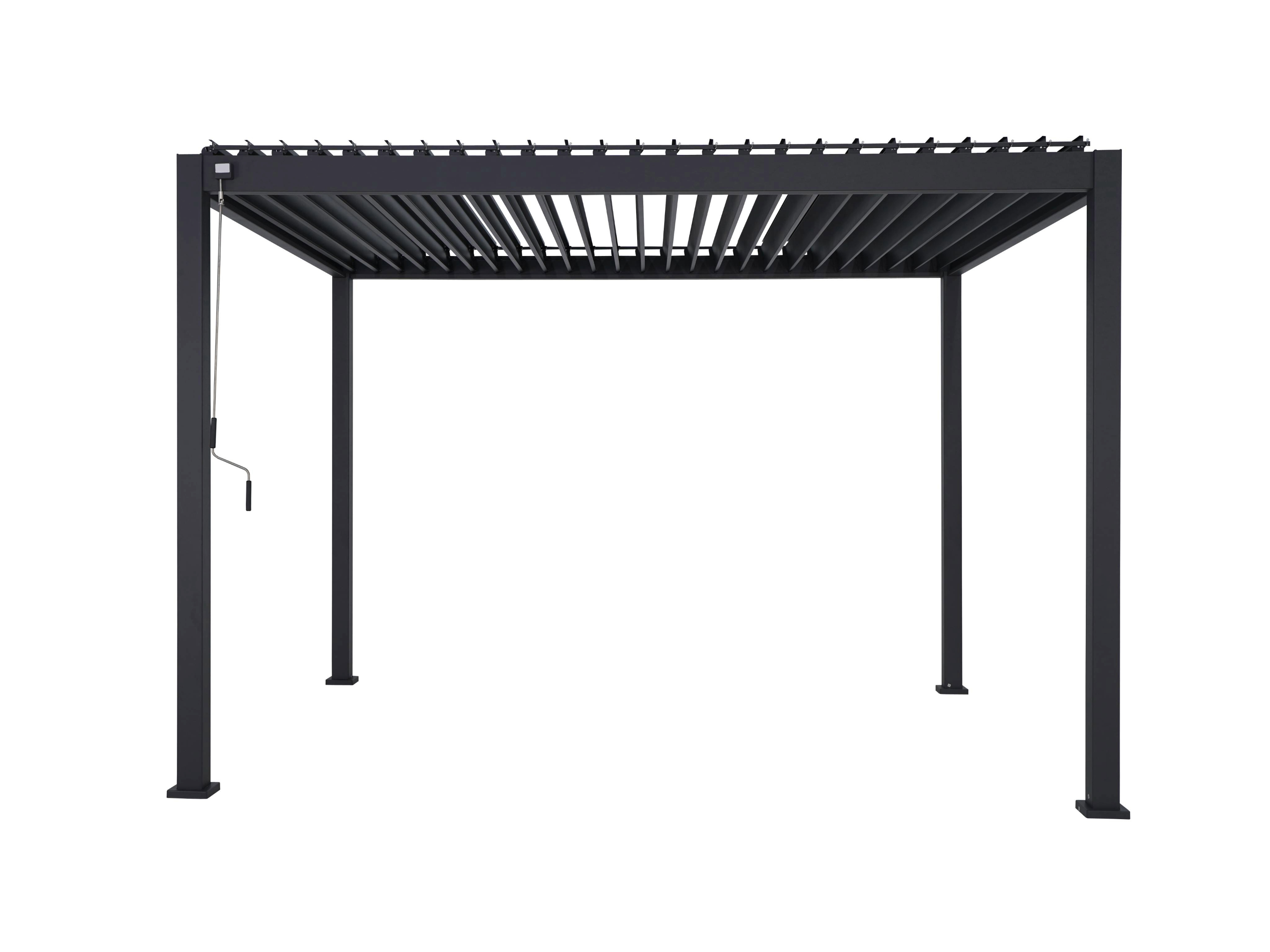 Mirador Deluxe 300 x 360 cm overkapping - antraciet