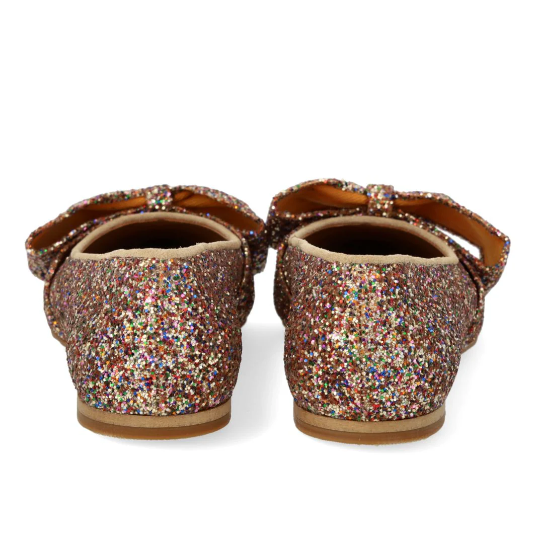 Angulus Bow Ballerina In Sparkling Glitter 1703-101