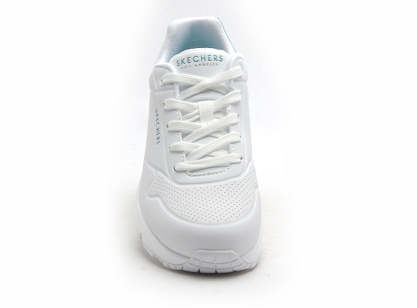 Skechers basses femme unopopback 177092 blanc