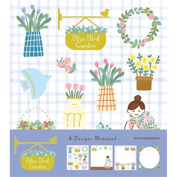 MDS - Blue Bird Garden Memoblok