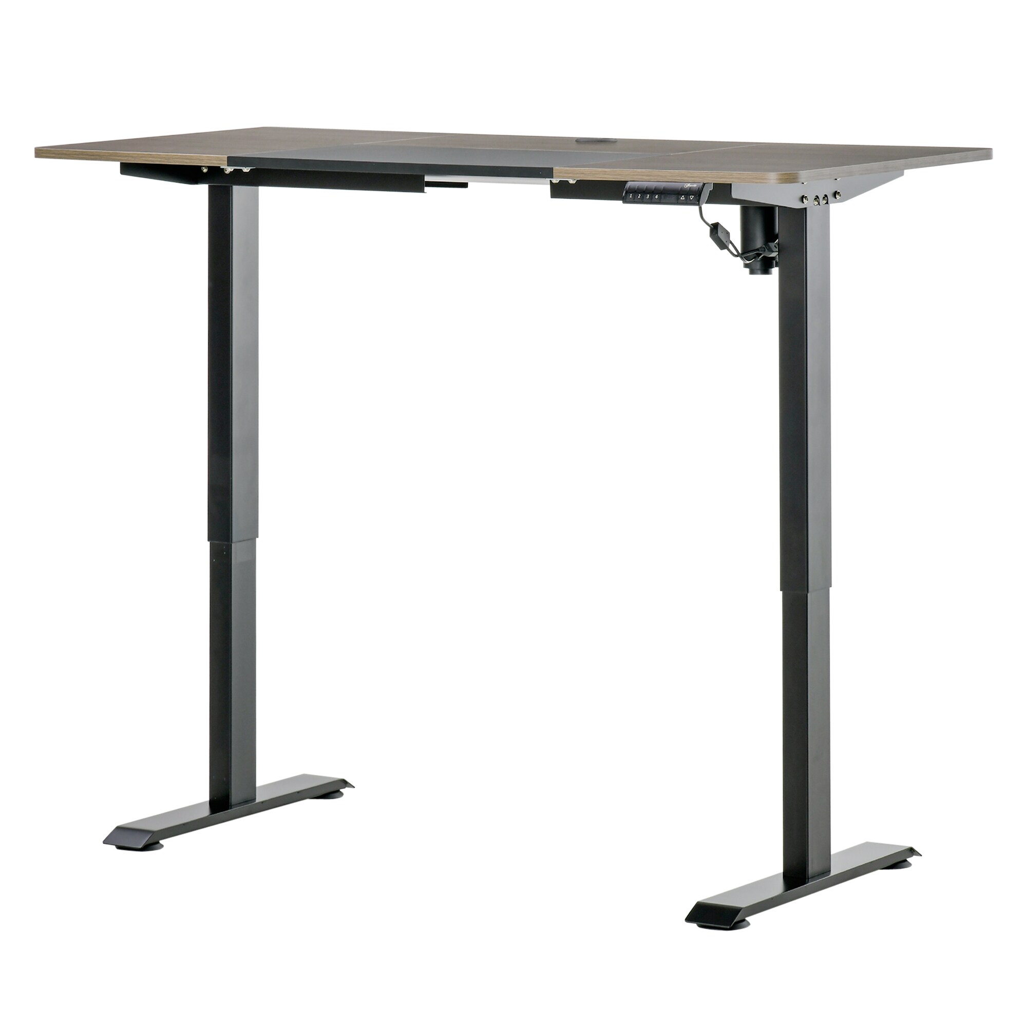 Vinsetto PC-Tisch elektrisch höhenverstellbar, LED-Anzeige 140 x 70 x 72-116 cm (BxTxH)