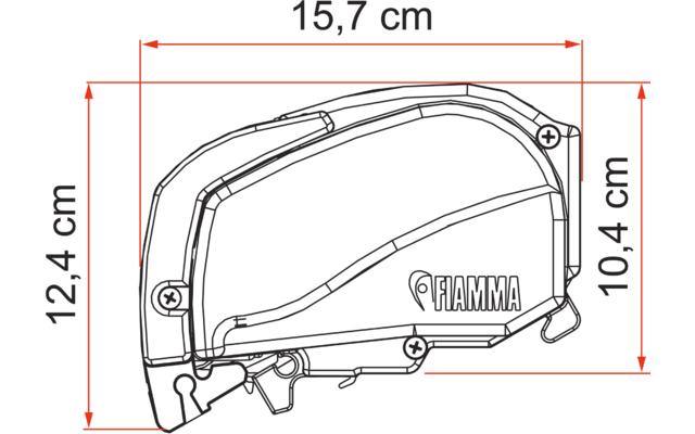 Fiamma F80L Markise Titanium