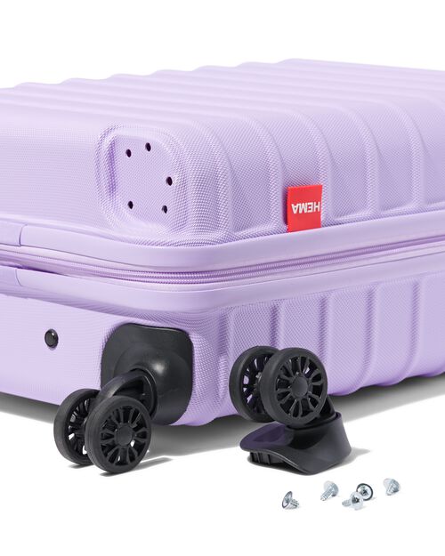 valise ABS 35x20x55 lilas