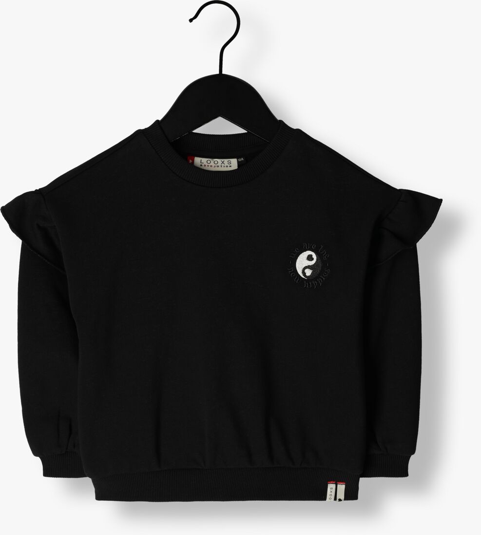 LOOXS Little zwarte looxs little sweater 2332-7344