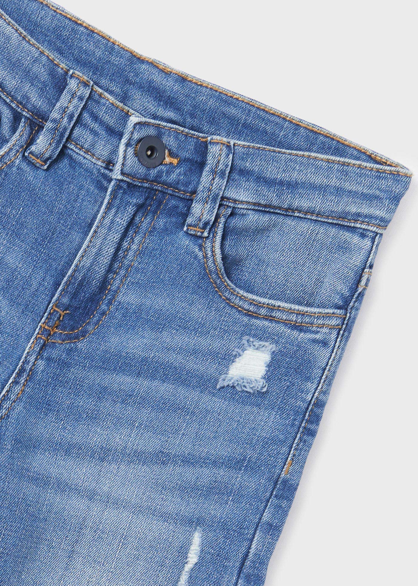 calça jeans desgastada Better Cotton para meninos