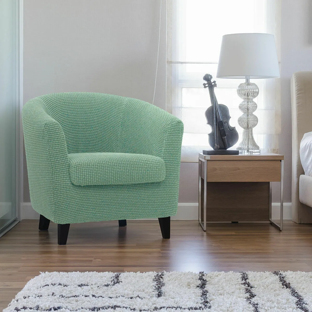 Sofaskins Housse Niagara 1 place - Turquoise