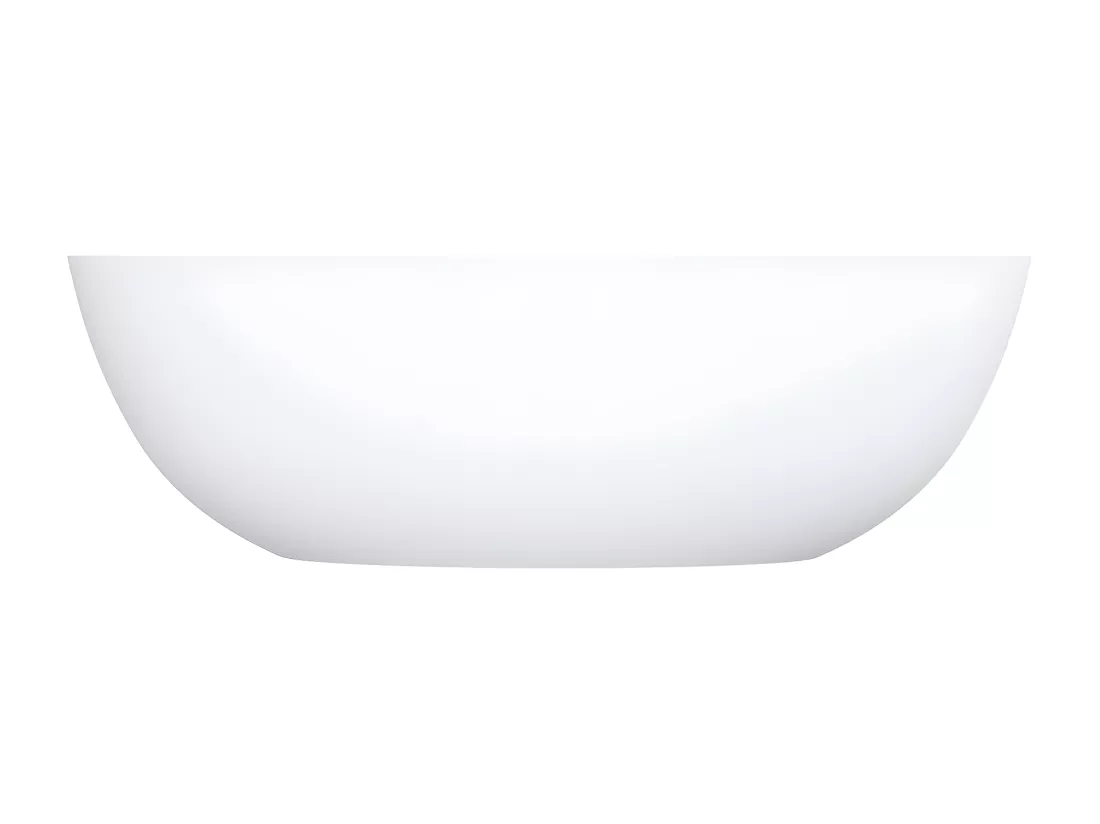 baignoire îlot OMNIRES SHELL M+ 160X75 CM couleur : blanc finition : matbonde et siphon inclus