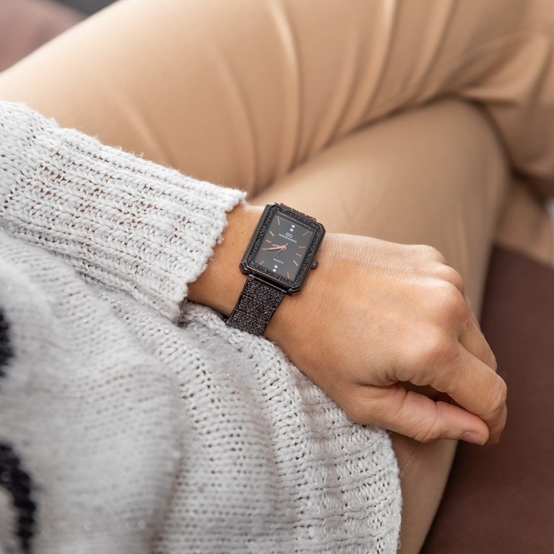 Montre Femme GIORGIO bracelet Acier Noir