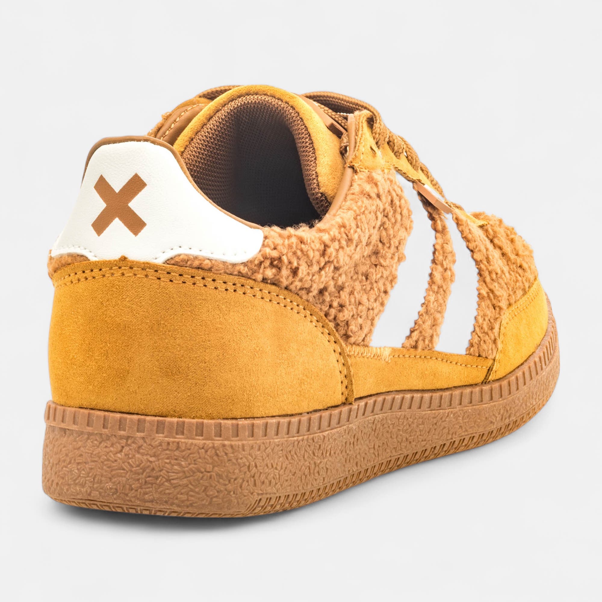 Baskets basses Femme camel