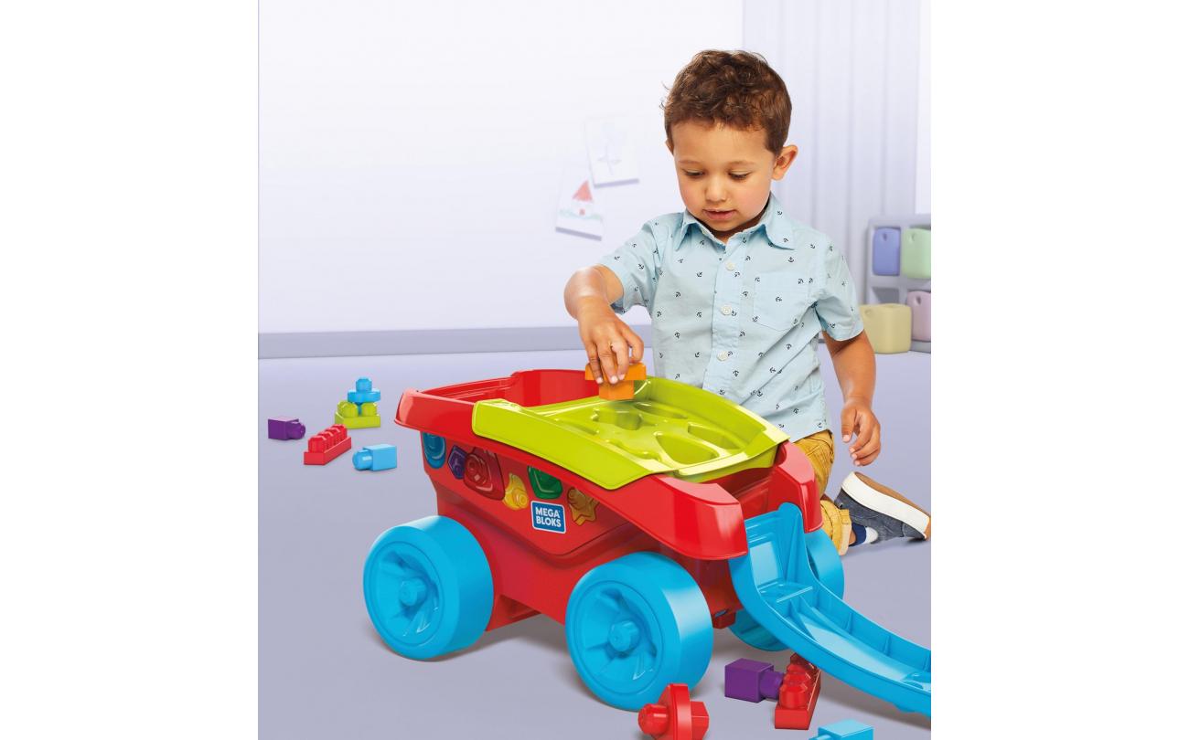 Fisher Price Mega Bloks Vormensorteerwagen