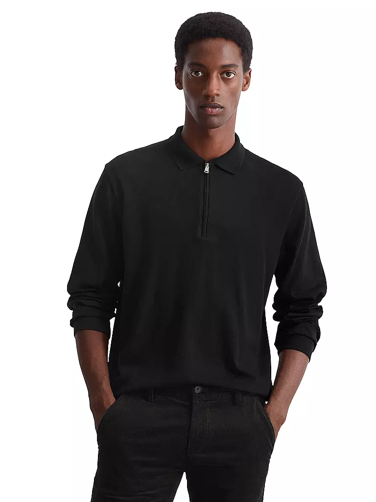 MARC O'POLO Poloshirt  schwarz
