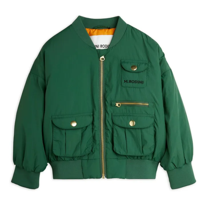 Mini Rodini Bomber Matière Recyclée | Vert