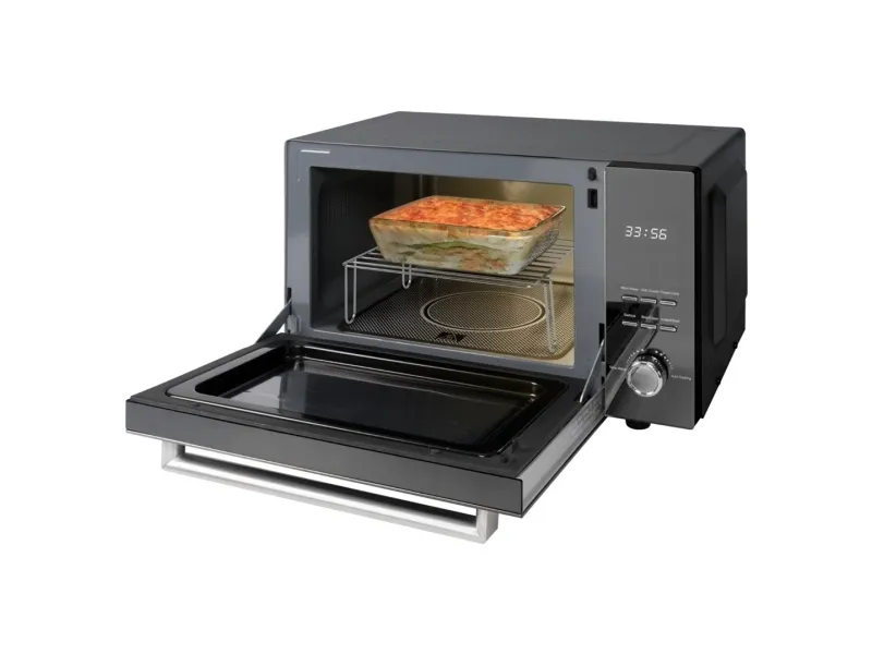 ProfiCook PC-MWG 1204 - Mikrobølgeovn med grill - 23 liter - 800 W - sort