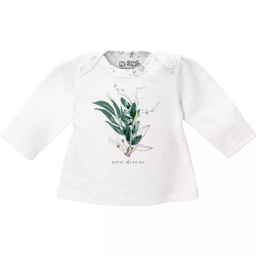 Nini Shirt Langarm Herbst, Winter weiß