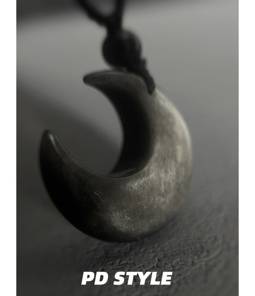 Elnge - Maan Edelsteen Hanger Ketting