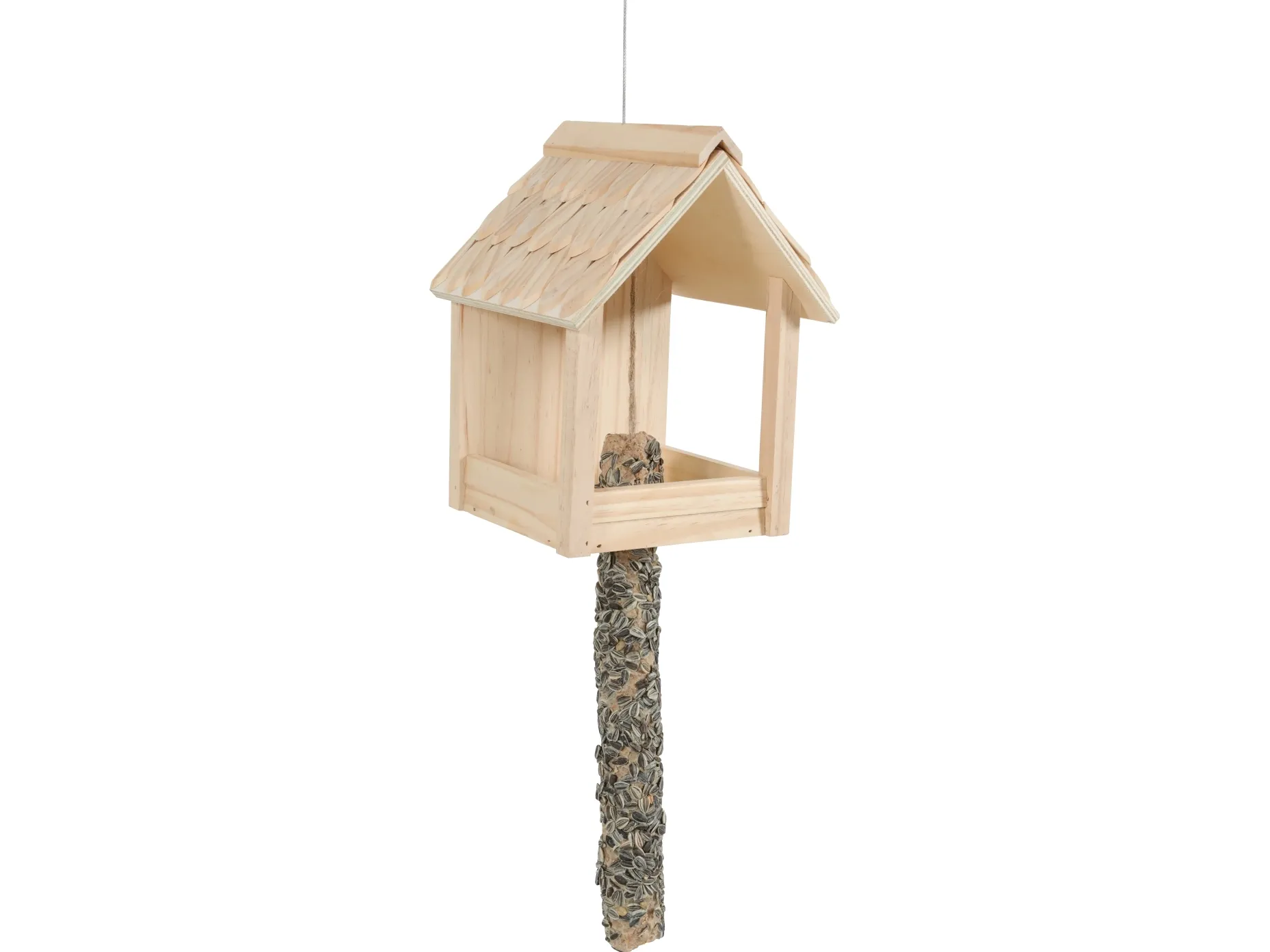 [OUTLET] - Vildt fugle foderhus GRIZZLI CUP FEEDER BIRCH FSC