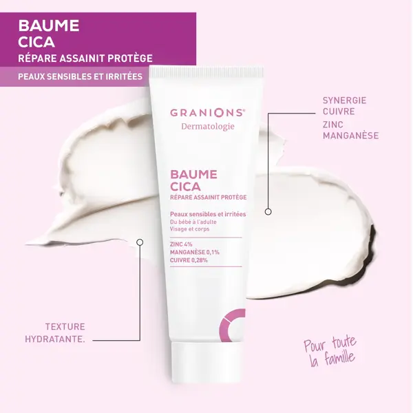 Bálsamo Cicatrizante GRANIONS CICA - Bebês e Adultos - Rosto e Corpo 40ml