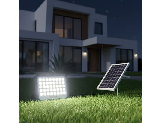 JORTAN TECH - Eclairage solaire Projecteur solaire zhuan 280 watts 224 led 63500k