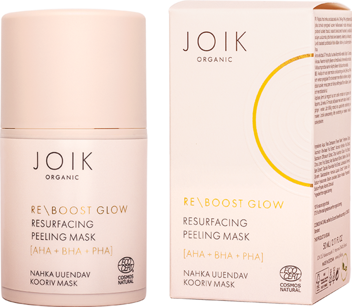 JOIK Organic  Re-Boost Glow Resurfacing Peeling Mask, 50 ml