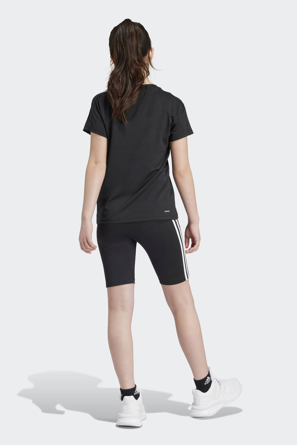 adidas Juniorsport T-shirt + short zwart/wit