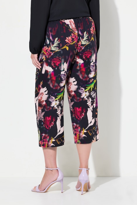 Culotte, Wide Legs, Alloverdruck
