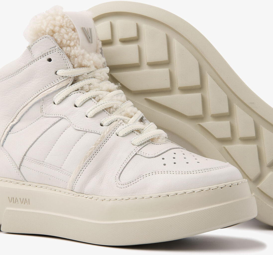 VIA VAI beige via vai hoge sneaker blue matt
