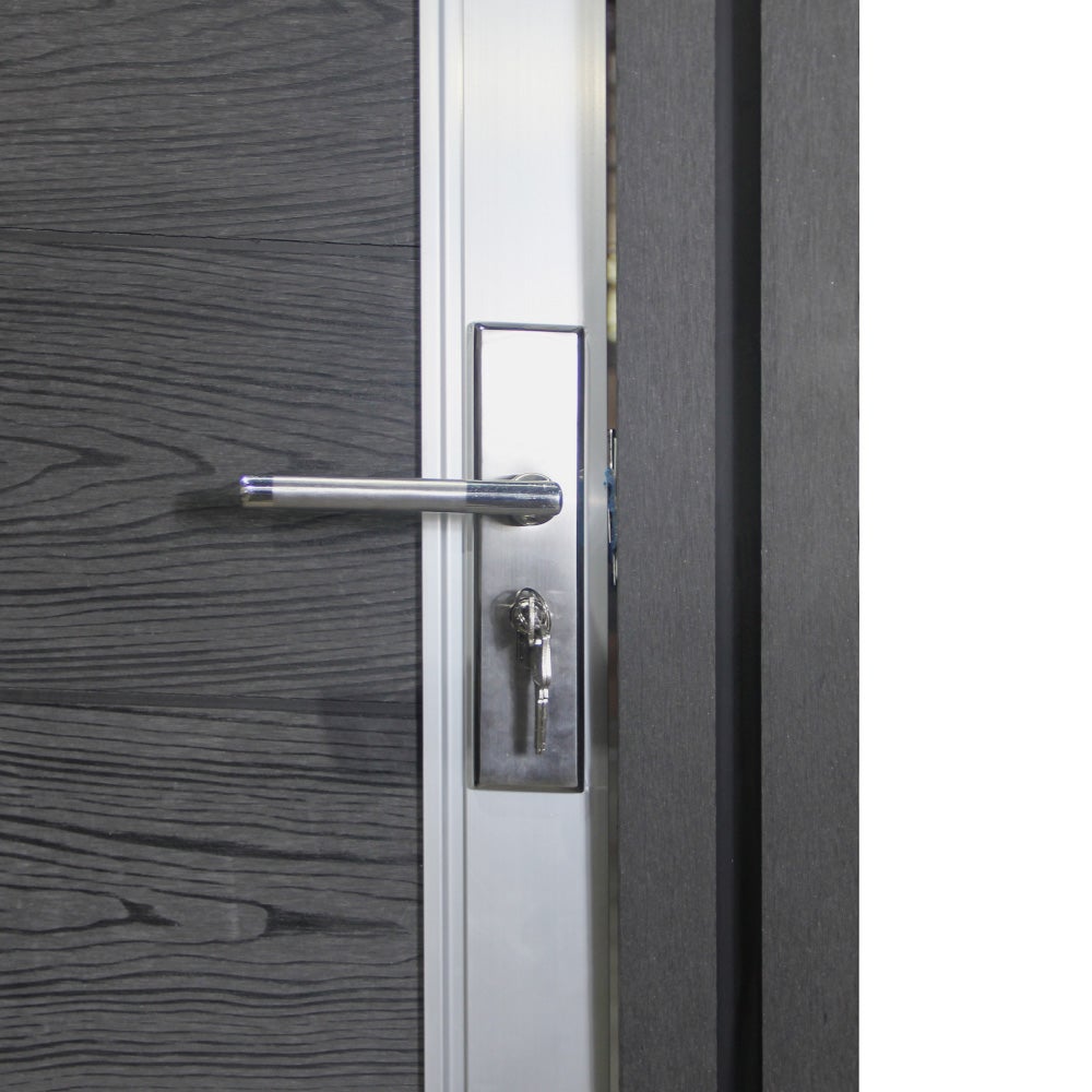 Home Deluxe - WPC Tuinpoort - CALLATOR - B x H: 90 x 180 cm, incl. accessoires | Tuinpoort Privacy Scherm Privacy Hek