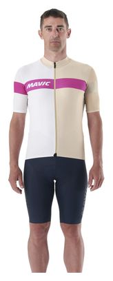 Maillot Manches Courtes Mavic Ksyrium Pro Beige