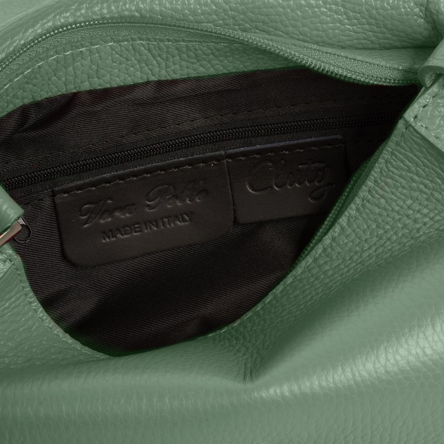 Cluty Henkeltasche echt Leder, Made in Italy