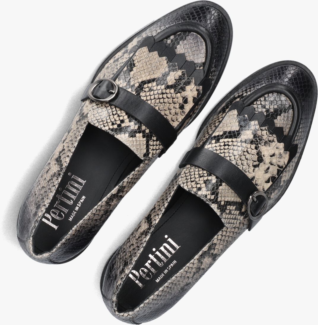 zwarte pertini loafers 33101