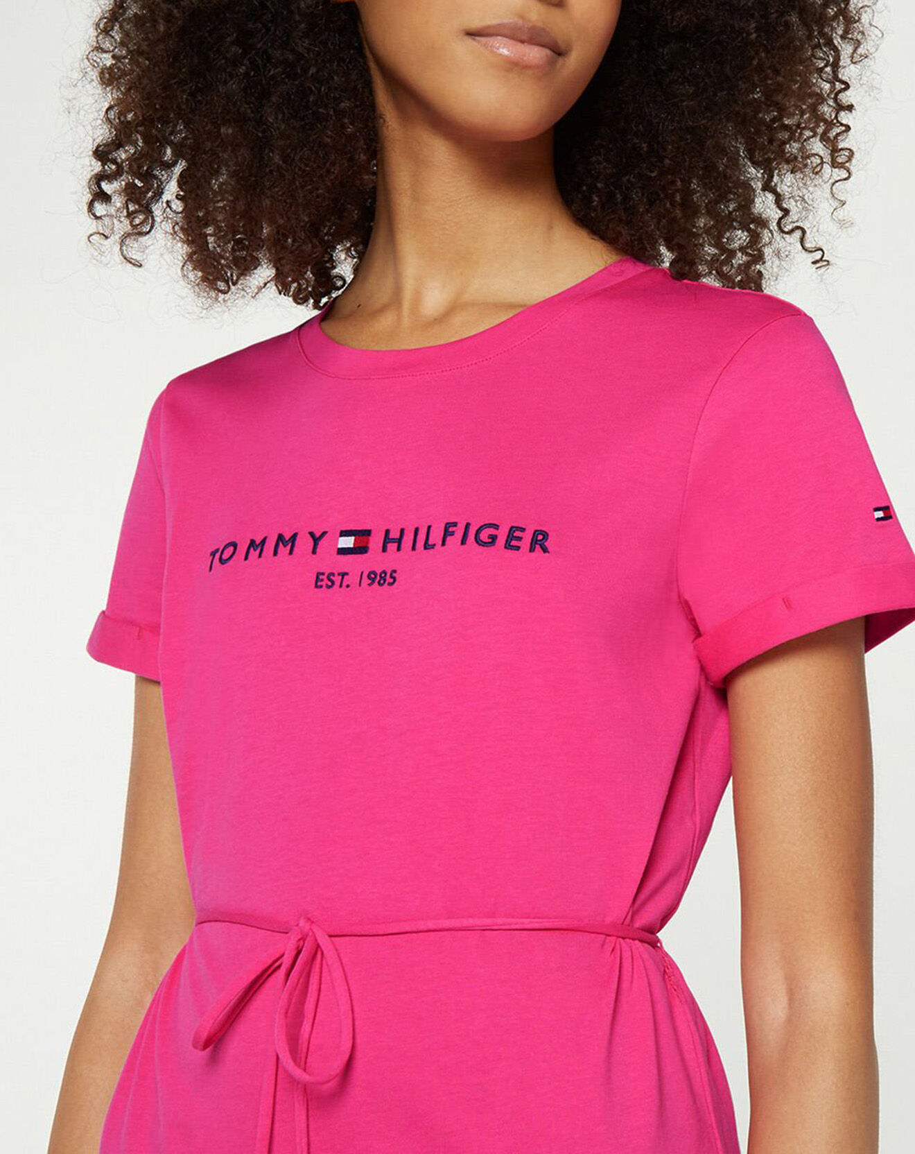Tommy Hilfiger Robe Th Cool Hilfiger fuchsia