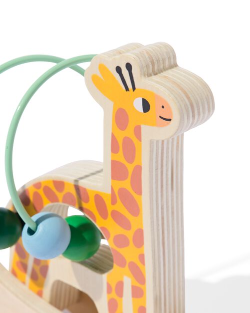 girafe à bascule en bois