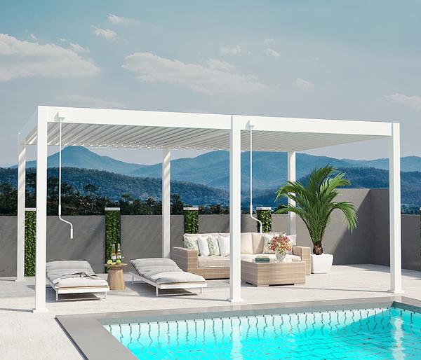 Weide Deluxe Pergola Voll-Alu, ca.