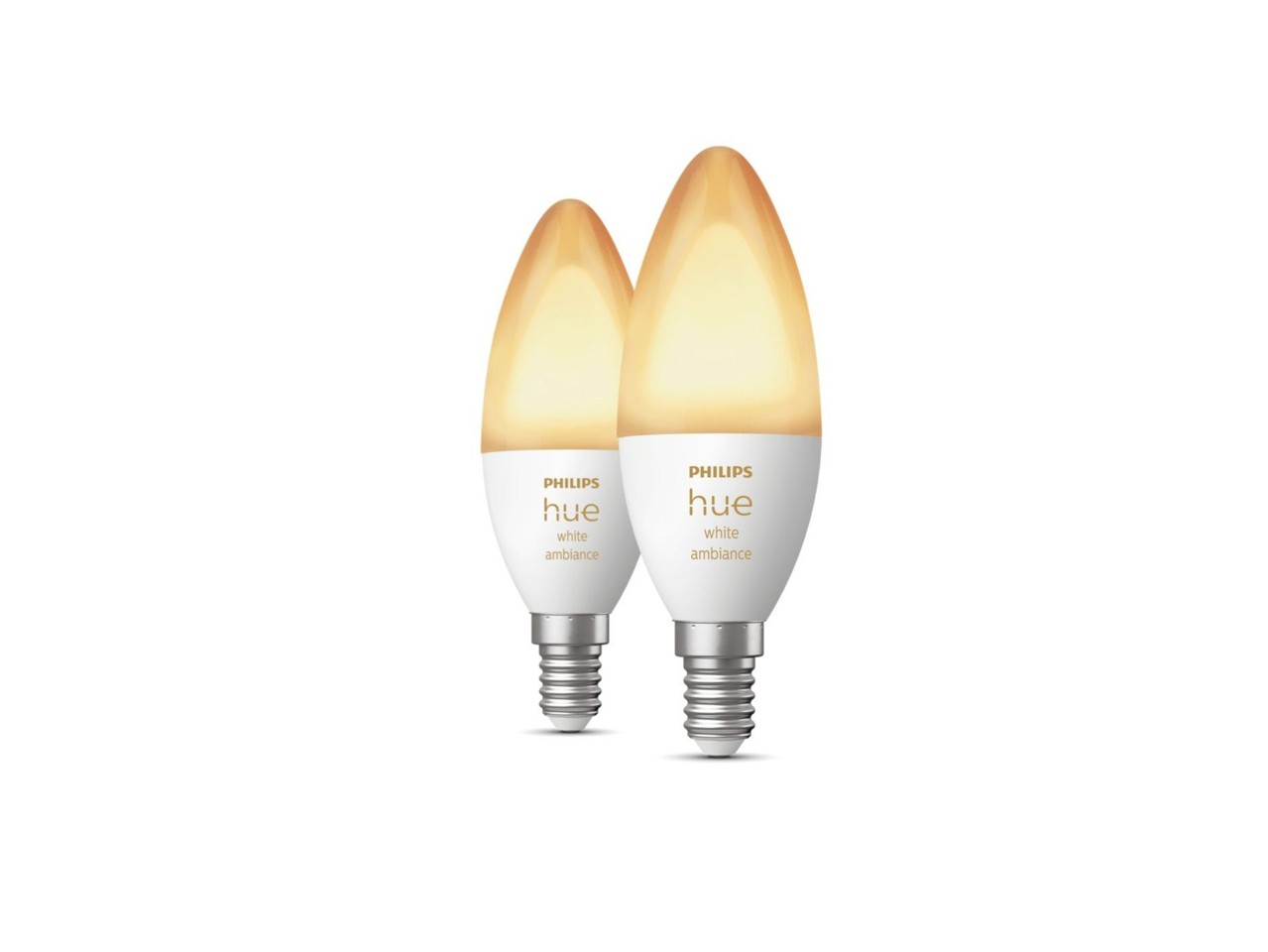 Philips Hue -2x E14 2-Pack Bulb - White Ambiance - Bundle