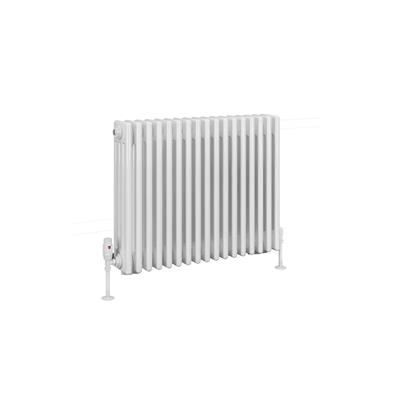 Eastbrook Rivassa 4 koloms radiator 80x60cm staal 1641W wit glans