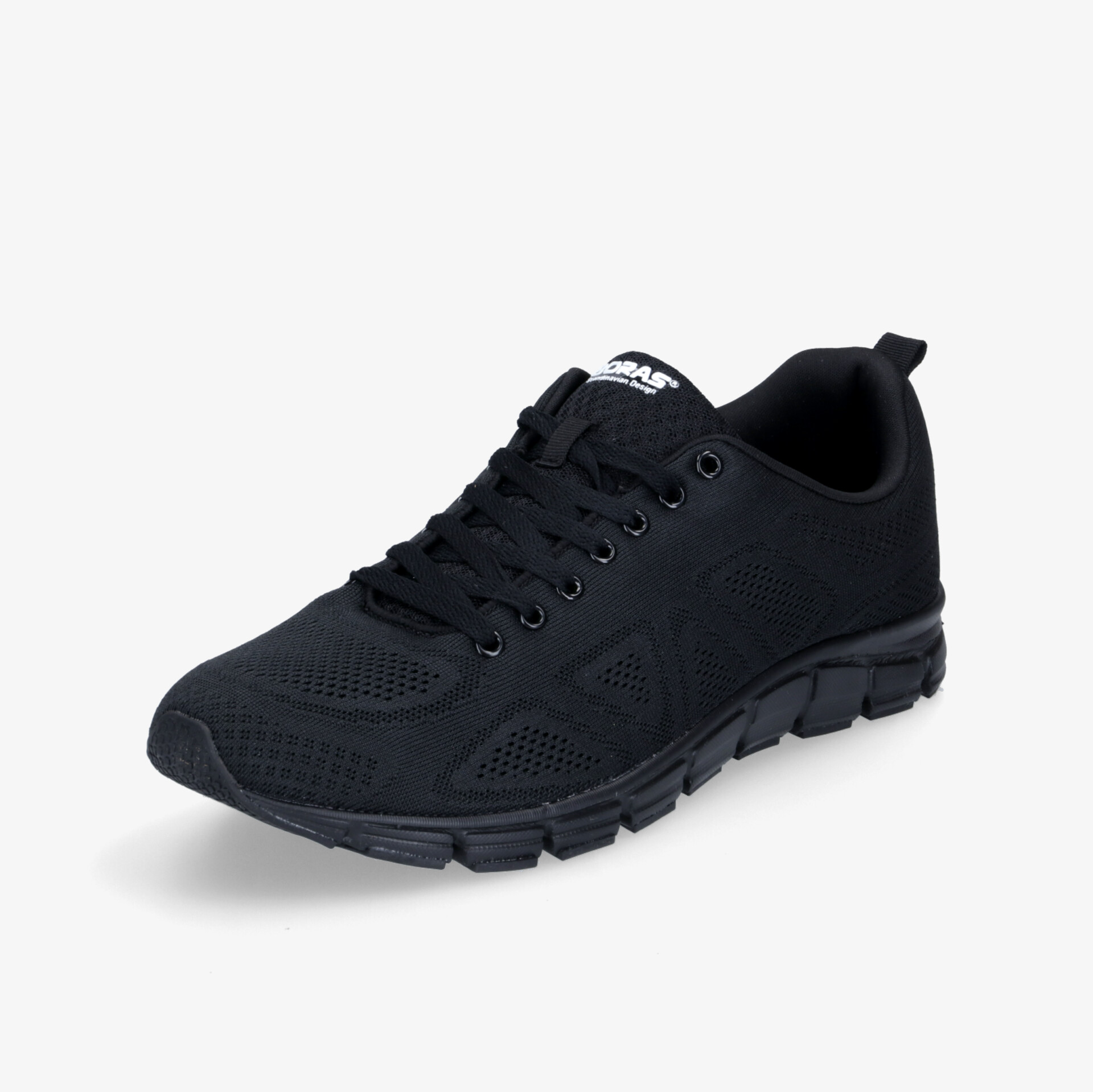 BORAS Herren Sneaker Low schwarz
