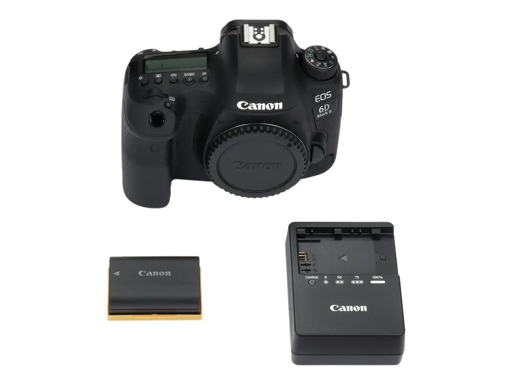 Canon EOS 6D Mark II - Digitalkamera - SLR - 26.2 MP - Full Frame - 1080p / 60 fps - kun kamerahus - Wi-Fi, NFC, Bluetooth