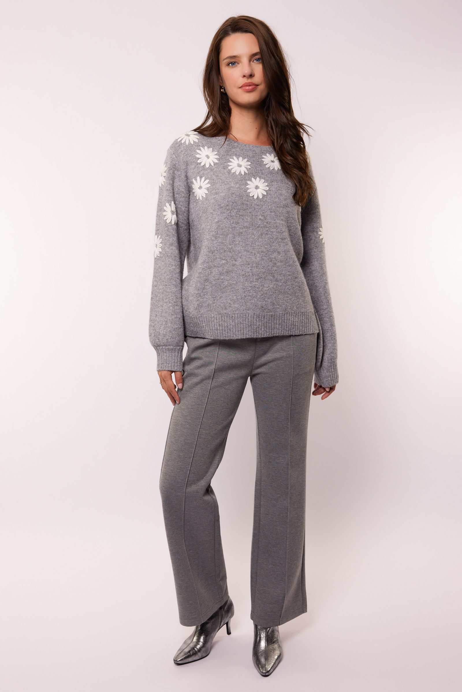 G-maxx - Zaina Knitted Sweater - Night Grey
